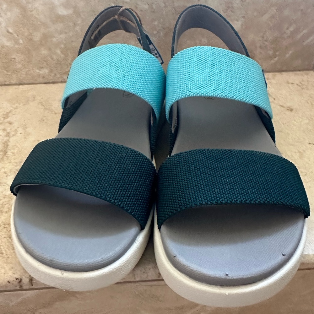 Keen Women's Sandals in Teal and Aqua - Picture 4 of 15